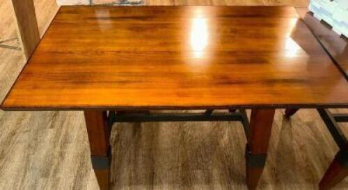 DESCRIPTION 48" X 30" HARDWOOD TABLE SIZE 48" X 30" LOCATION MAIN SEATING QTY 1