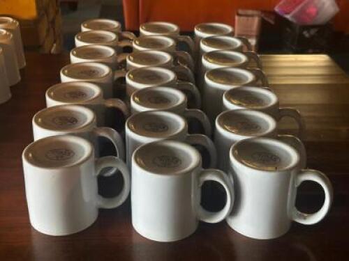 DESCRIPTION: (21) - COFFEE CUPS LOCATION: TABLES THIS LOT IS: SOLD BY THE PIECE QTY: 21
