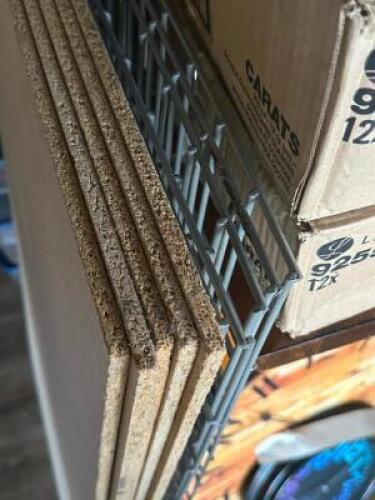 DESCRIPTION: STORAGE SHELF ADDITIONAL INFORMATION: DISASSEMBLED. SOLD AS IS. LOCATION: TABLES THIS LOT IS: ONE MONEY QTY: 1