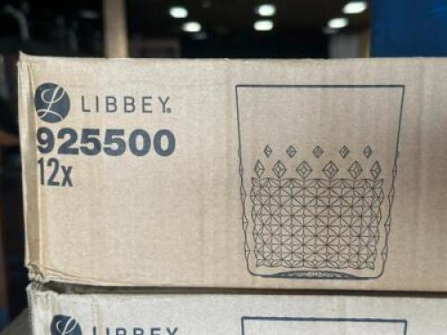 DESCRIPTION: 12 CT. CASE OF DOUBLE OLD FASHIONED GLASSES BRAND / MODEL: LIBBEY LOCATION: TABLES THIS LOT IS: ONE MONEY QTY: 1