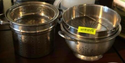DESCRIPTION: (4) - ASSORTED PASTA INSERTS LOCATION: TABLES THIS LOT IS: SOLD BY THE PIECE QTY: 4