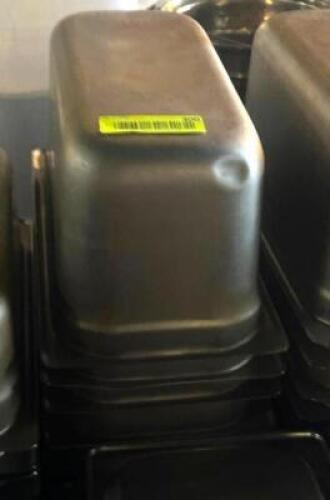 DESCRIPTION: (6) - STAINLESS INSERTS WITH LIDS LOCATION: TABLES THIS LOT IS: SOLD BY THE PIECE QTY: 6