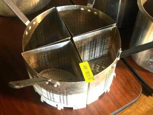 DESCRIPTION: (4) - PASTA INSERTS LOCATION: TABLES THIS LOT IS: SOLD BY THE PIECE QTY: 4