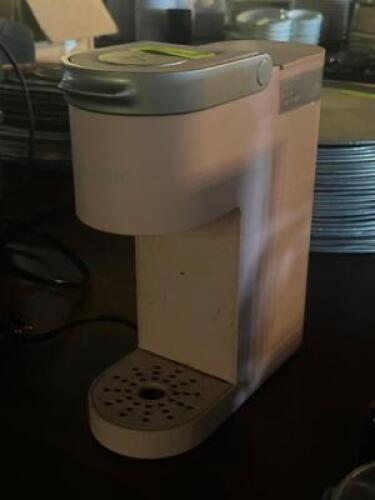 DESCRIPTION: COFFEE MACHINE BRAND / MODEL: KEURIG LOCATION: TABLES THIS LOT IS: ONE MONEY QTY: 1