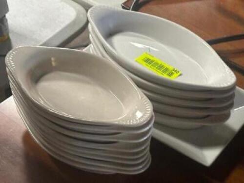 DESCRIPTION: ASSORTED PLATTERS LOCATION: TABLES THIS LOT IS: ONE MONEY QTY: 1