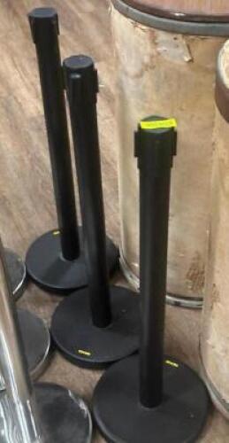 DESCRIPTION: (3) - STANCHIONS LOCATION: TABLES THIS LOT IS: SOLD BY THE PIECE QTY: 3