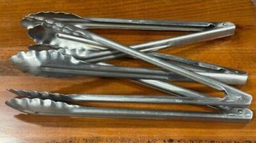 DESCRIPTION: (4) - TONGS LOCATION: TABLES THIS LOT IS: SOLD BY THE PIECE QTY: 4