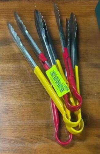 DESCRIPTION: (4) - TONGS LOCATION: TABLES THIS LOT IS: SOLD BY THE PIECE QTY: 4
