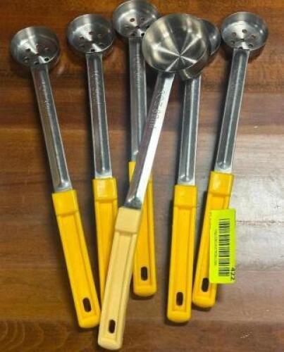 DESCRIPTION: (6) - PORTION CONTROL SPOONS LOCATION: TABLES THIS LOT IS: SOLD BY THE PIECE QTY: 6