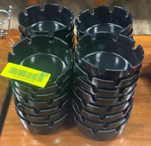 DESCRIPTION: (28) - ASH TRAYS LOCATION: TABLES THIS LOT IS: SOLD BY THE PIECE QTY: 28