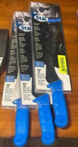 DESCRIPTION: (3) - NEW KITCHEN KNIVES BRAND / MODEL: STAL LOCATION: TABLES THIS LOT IS: SOLD BY THE PIECE QTY: 3