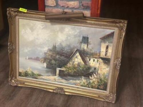 DESCRIPTION: FRAMED PRINT LOCATION: TABLES THIS LOT IS: ONE MONEY QTY: 1