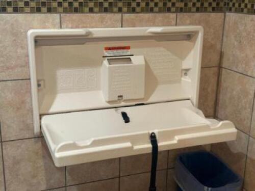 DESCRIPTION: BABY CHANGING STATION LOCATION: RESTROOM THIS LOT IS: ONE MONEY QTY: 1