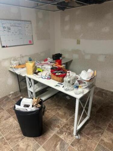DESCRIPTION: CONTENTS OF OFFICE AREA LOCATION: UPSTAIRS THIS LOT IS: ONE MONEY QTY: 1