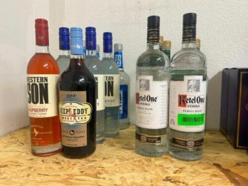 DESCRIPTION (12) ASSORTED BOTTLES OF ALCOHOL THIS LOT IS: SOLD BY THE PIECE LOCATION OFFICE QTY 12