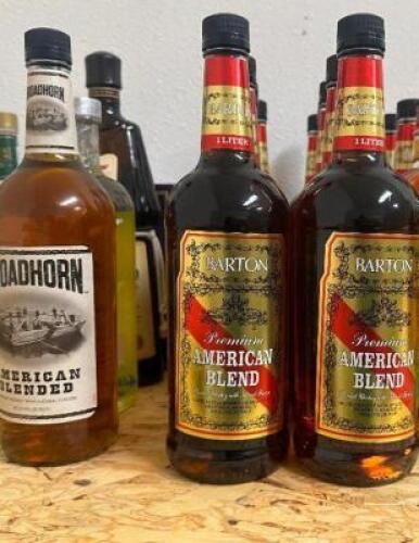 DESCRIPTION (11) ASSORTED BOTTLES OF ALCOHOL THIS LOT IS: SOLD BY THE PIECE LOCATION OFFICE QTY 11