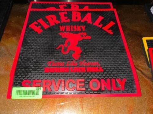 DESCRIPTION (2) FIREBALL 12" BAR MATS. THIS LOT IS: SOLD BY THE PIECE LOCATION BAR QTY 2