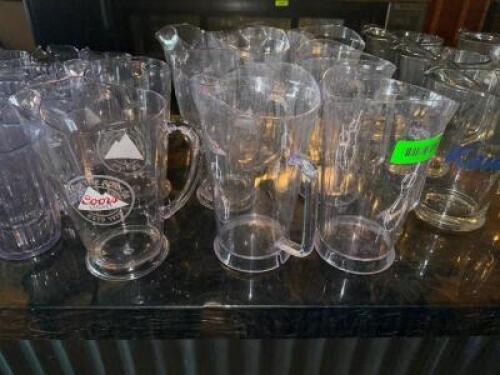 DESCRIPTION (8) 64 OZ PLASTIC PITCHERS THIS LOT IS: SOLD BY THE PIECE LOCATION BAR QTY 8