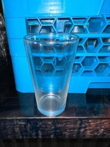 DESCRIPTION (75) 16 OZ MIXING GLASSES ADDITIONAL INFORMATION W/ (3) GLASS RACKS THIS LOT IS: SOLD BY THE PIECE LOCATION BAR QTY 50