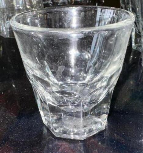 DESCRIPTION (24) WHISKEY GLASSES THIS LOT IS: SOLD BY THE PIECE LOCATION BAR QTY 24