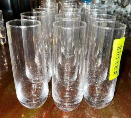 DESCRIPTION (18) TALL BAR GLASSES THIS LOT IS: SOLD BY THE PIECE LOCATION BAR QTY 18