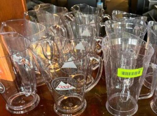 DESCRIPTION (9) 64 OZ PLASTIC PITCHER THIS LOT IS: SOLD BY THE PIECE LOCATION BAR QTY 9