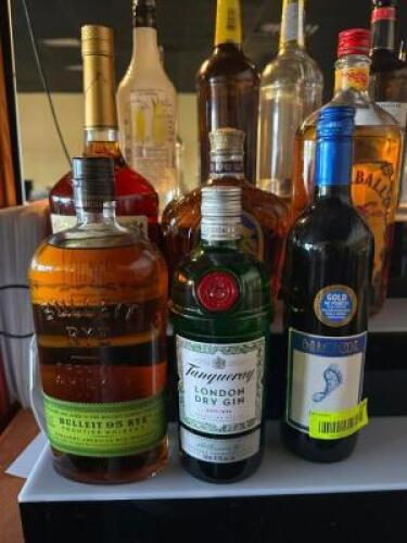 DESCRIPTION (5) UNOPENED BOTTLES OF ALCOHOL THIS LOT IS: SOLD BY THE PIECE LOCATION BAR QTY 5