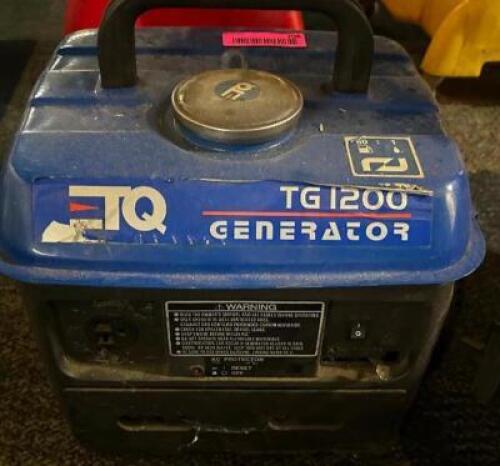 DESCRIPTION ETC 1200 MINI GAS POWERED GENERATOR LOCATION MAIN SEATING QTY 1
