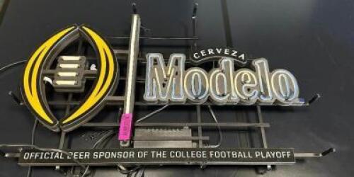 DESCRIPTION MODELO LED BAR SIGN W/ POWER CORD ADDITIONAL INFORMATION IN WORKING ORDER LOCATION MAIN SEATING QTY 1