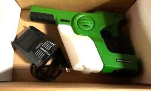 DESCRIPTION VICTORY CORDLESS ELECTROSTATIC SPRAYER ADDITIONAL INFORMATION RETAILS FOR $790 LOCATION MAIN SEATING QTY 1