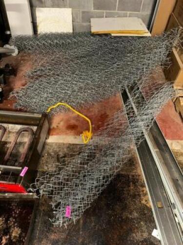 DESCRIPTION (6) PARTIAL ROLLS OF CHAIN LINK FENCING LOCATION WAREHOUSE QTY 1