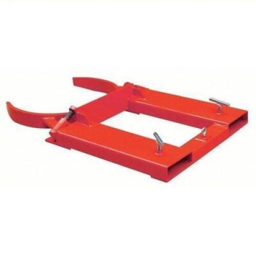 DESCRIPTION: (1) DRUM GRAB BRAND/MODEL: DAYTON #21VG42 INFORMATION: RED, STEEL SIZE: 5 1/2 IN OVERALL HT, 42 7/8 IN X 28 IN X 5 1/2 IN, 42 7/8 IN OVER