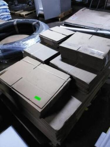 DESCRIPTION: (1) PALLET OF APPROX (100) MOVING BOXESINFORMATION: CARDBOARD, SEE INSPECTIONSIZE: VARIOUS SIZESQTY: 1