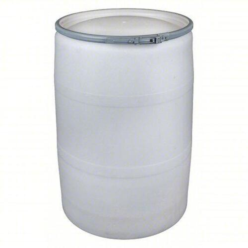 DESCRIPTION: (2) TRANSPORT DRUM BRAND/MODEL: PRODUCT NUMBER #20UK92 INFORMATION: WHITE, POLYETHYLENE, LEVER LOCK RING SIZE: 55 GAL DRUM RETAIL$: $176.