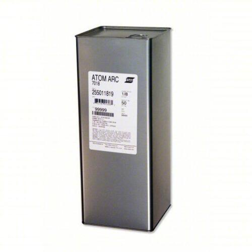 DESCRIPTION: (1) BOX OF STICK ELECTRODES BRAND/MODEL: ESAB #288HL6 INFORMATION: CARBON STEEL, E7018 SIZE: 1/8" X 14", 50LBS RETAIL$: $175.99 EA QTY: 1