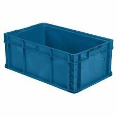 DESCRIPTION: (4) STRAIGHT WALL CONTAINER BRAND/MODEL: ORBIS #9NMY9 INFORMATION: BLUE SIZE: 24X15X9.5 RETAIL$: $34.84 EA QTY: 4