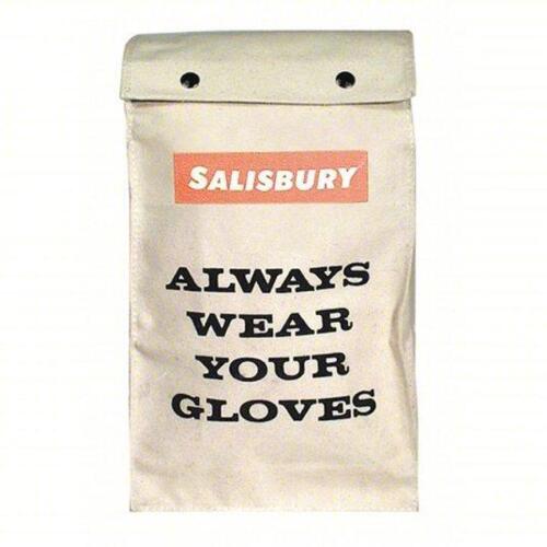 DESCRIPTION: (9) GLOVE BAGS BRAND/MODEL: SALISBURY #44G077 INFORMATION: D-RING, CANVAS, FOR 1 PAIR, BEIGE SIZE: 14" L RETAIL$: $64.84 EA QTY: 9