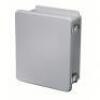 DESCRIPTION: (2) ELECTRICAL BOX ENCLOSURES BRAND/MODEL: WIEGMANN #52XA75 INFORMATION: FIBERGLASS, GRAY SIZE: 10" H X 8" W X 4" D RETAIL$: 4170.49 EA Q