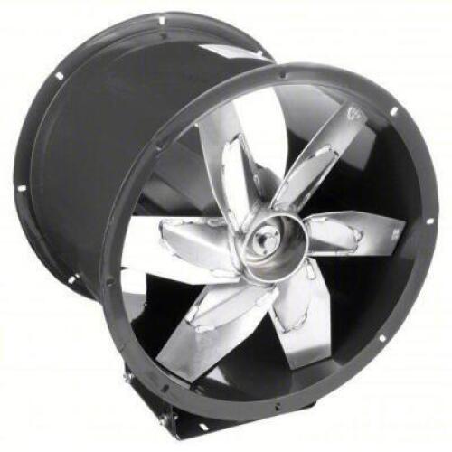 DESCRIPTION: (1) TUBEAXIAL FAN BRAND/MODEL: DAYTON #4C661 INFORMATION: 38 SONES MAX NOISE LEVEL @ 5 FEET, BELT DRIVE SIZE: 18 IN BLADE RETAIL$: $1,305