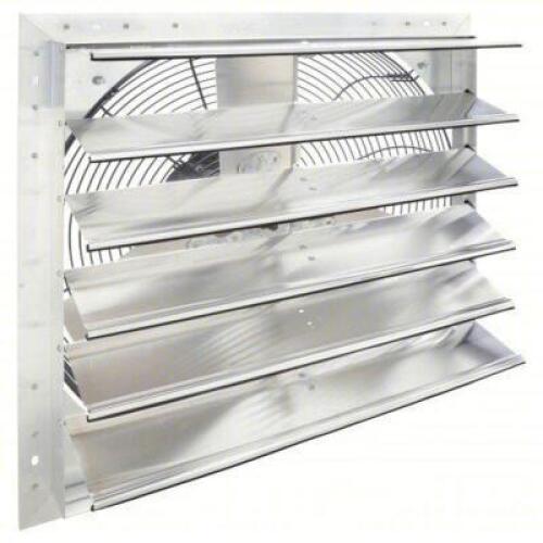 DESCRIPTION: (1) SHUTTER MOUNT EXHAUST FAN BRAND/MODEL: DAYTON #484X47 INFORMATION: 1 SPEED, 1/3 HP, TOTALLY ENCLOSED AIR OVER, 4,479 CFM, 1 PH SIZE: