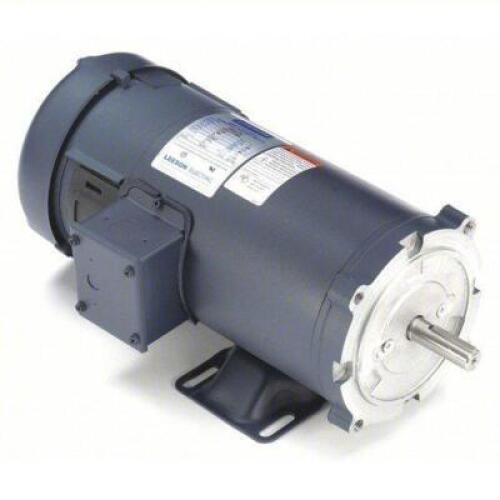DESCRIPTION: (1) DC PERMANENT MAGNET MOTOR BRAND/MODEL: LEESON #48ZG66 INFORMATION: 1 HP, 1,750 NAMEPLATE RPM, 56C FRAME, FACE/BASE MOUNTING, 180V DC