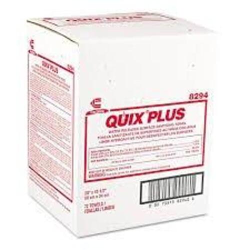 DESCRIPTION: (3) WATER RELEASE SURFACE SANITIZING TOWEL BRAND/MODEL: CHICOPEE QUICK PLUS #8294 SIZE: 72 TOWELS PER CONTAINER RETAIL$: $95.05 EA QTY: 3