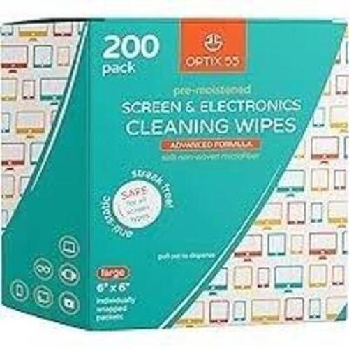DESCRIPTION: (20) BOXES OF (30) SURFACE AND SCREEN CLEANER WIPES BRAND/MODEL: 902-K INFORMATION: PEEL/SEAL PACKAGES, IMAGES ARE FOR ILLUSTRATION PURPO