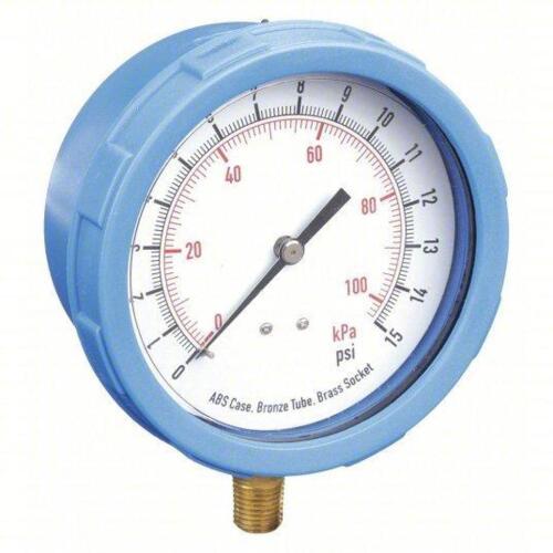 DESCRIPTION: (1) BOX OF (50) PRESSURE GAUGE BRAND/MODEL: PRODUCT NUMBER #4EFG1 INFORMATION: BLUE, 0-15 PSI SIZE: 4" DIAL RETAIL$: $63.29 EA QTY: 1