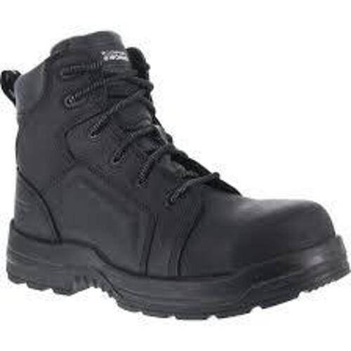 DESCRIPTION: (1) PAIR OF WATERPROOF SHOES BRAND/MODEL: ROCKPORT WORKS #RK6635 INFORMATION: BLACK, MENS SIZE: 8.5 RETAIL$: $153.00 EA QTY: 1