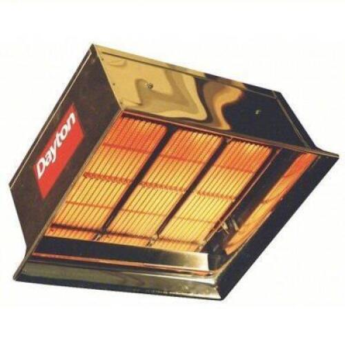 DESCRIPTION: (1) GAS INFRARED FLAT PANEL HEATER BRAND/MODEL: DAYTON #3E134 INFORMATION: NATURAL GAS, 90,000 BTUH HEATING CAPACITY INPUT SIZE: 22-1/2"