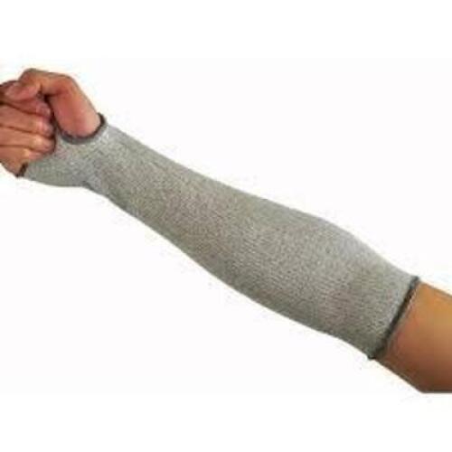 DESCRIPTION: (1) BOX OF APPROX (100) PAIRS OF CUT RESISTANT SLEEVES BRAND/MODEL: ATA INFORMATION: GRAY RETAIL$: $13.68 PER SLEEVE QTY: 1