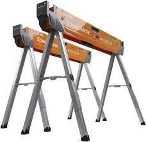 DESCRIPTION: (2) SAW HORSE BRAND/MODEL: BORA #PM-4500 INFORMATION: FIXED HT, STEEL, 3 IN OVERALL WD, 1,500 LB OVERALL LOAD CAPACITY RETAIL$: $105.87 E