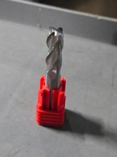 DESCRIPTION: (1) SOLID CARBIDE SQ END MILL BRAND MODEL FULLERTON 32017CR SIZE: 3/8" DIA 1" LOC .025 CR RETAIL$: $51.20 QTY: 1