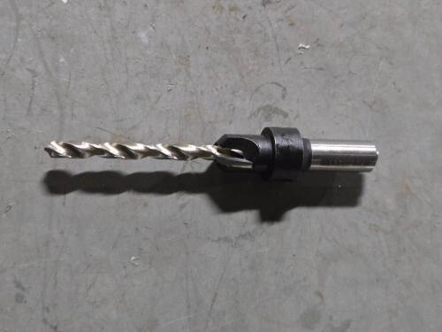 DESCRIPTION: (4) DRILL COUNTERSINK COMBO BRAND MODEL WESTWARD 16Y614 SIZE: #8 WOODSCREW RETAIL$: $67.84 QTY: 4
